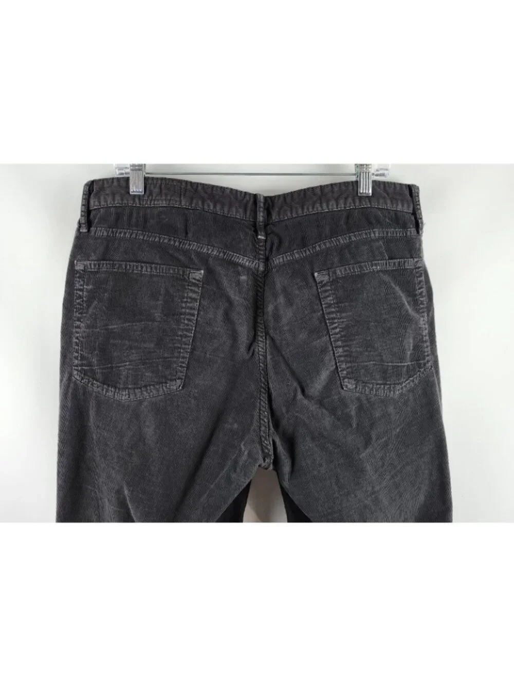 Bonobos Pants Mens 38x32 Corduroy Straight Leg Charcoal Gray